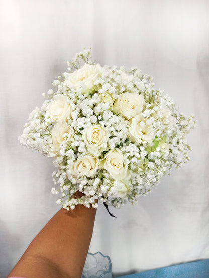 Bridal Bouquet + Buttoniere - Babys Love