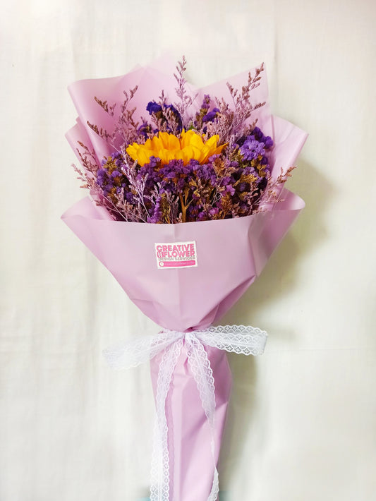 SUNFLOWER -  Purple Plush
