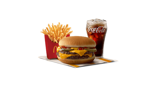 Double Cheeseburger w/ Fries Medium Meal