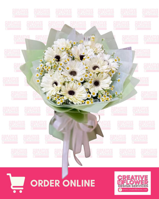 Daisy - Cloud Ten Bouquet