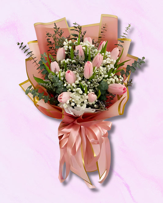 12 Tulips - Blush of Love