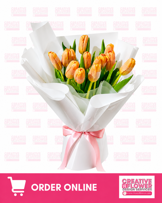 Tulips 12 Coral Mermaid