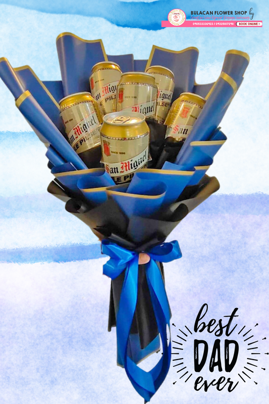 Father's day - Cheers bouquet *Sanmig on Blue