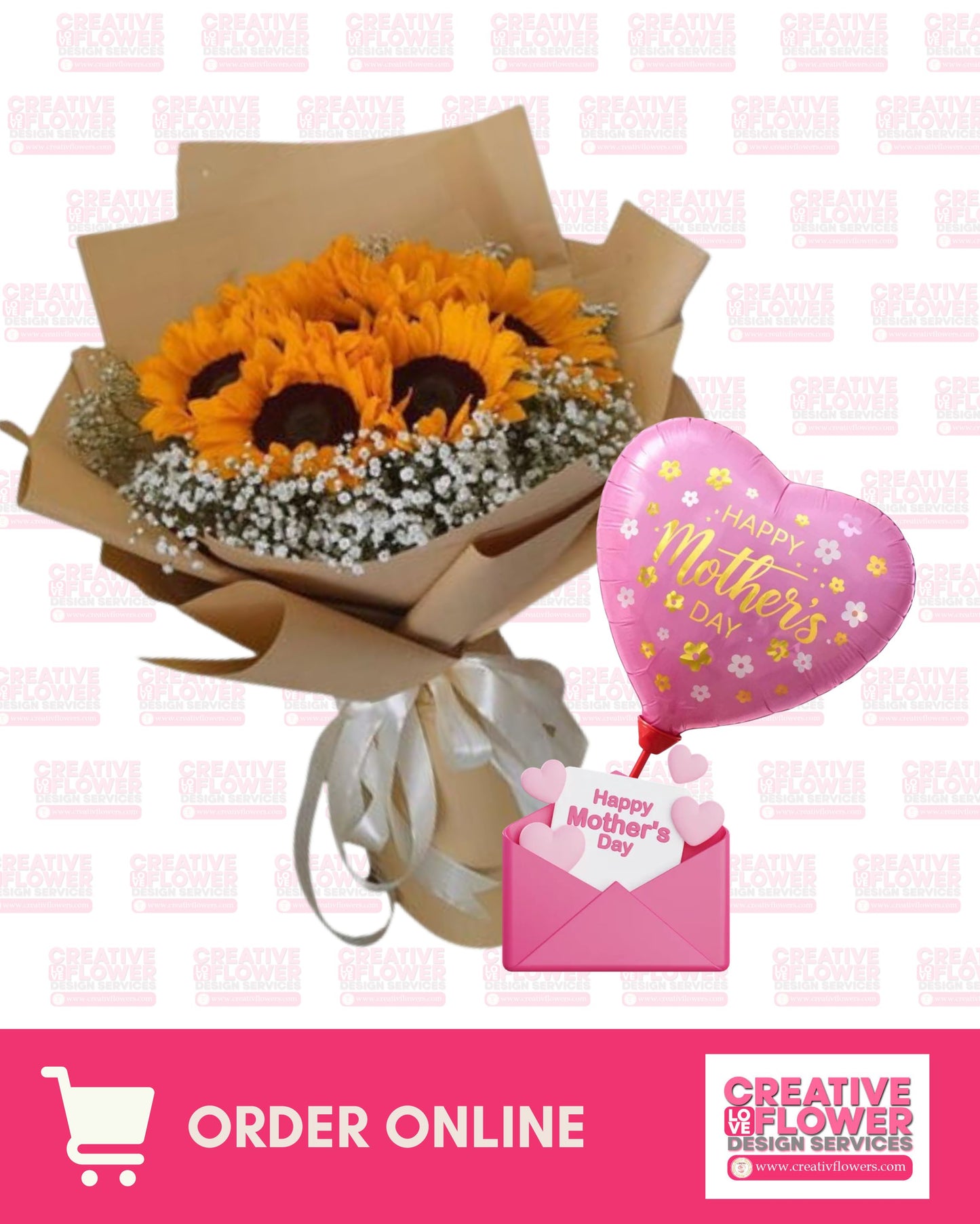 SUNFLOWER - WAY OF HAPPINESS (8stems)