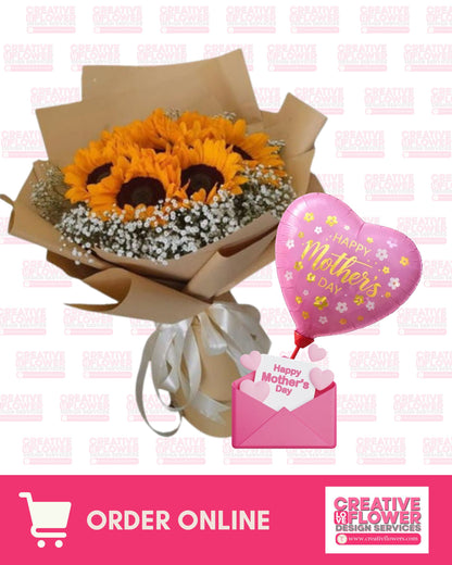 SUNFLOWER - WAY OF HAPPINESS (8stems)
