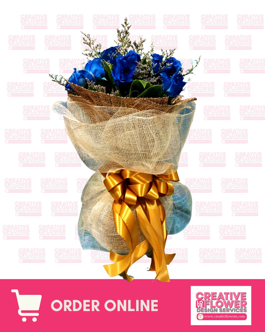 1 dozen - Royal Blue Empress