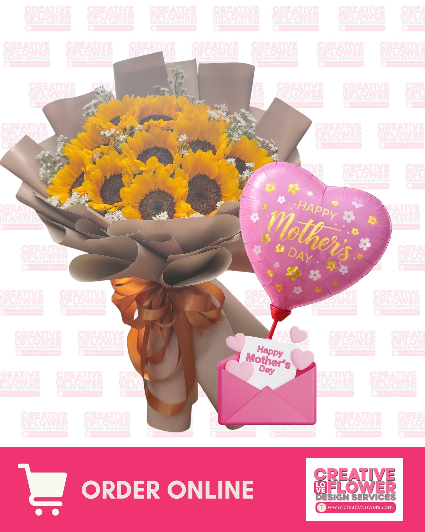 SUNFLOWER - BIG minimalist (10 stems)