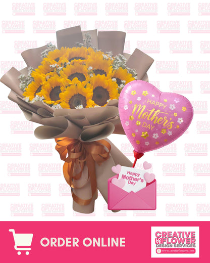 SUNFLOWER - BIG minimalist (10 stems)