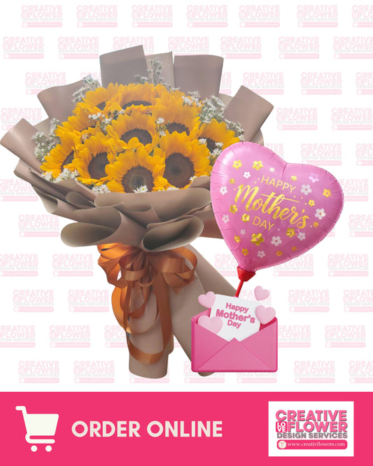 SUNFLOWER - BIG minimalist (10 stems)