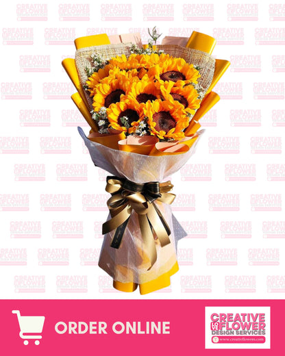 SUNFLOWER - ENORMOUS GIFT FOR YOU (10 Stems)