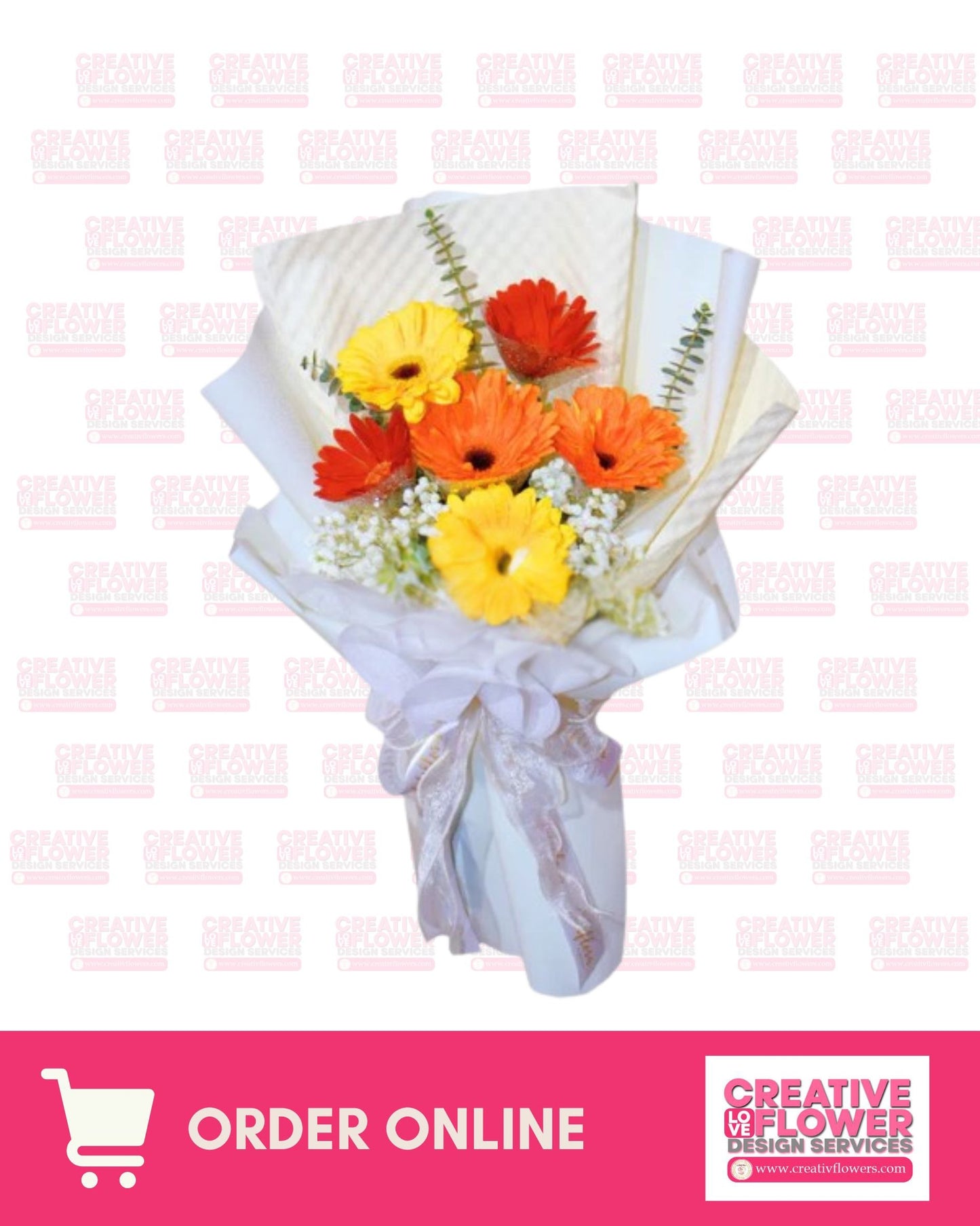 Daisy - Sunset Spectrum Bouquet