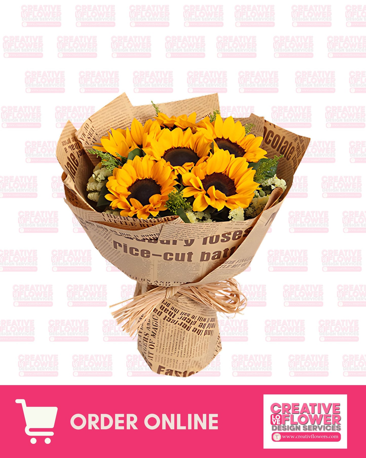 SUNFLOWER - Minimalist (7 stems)