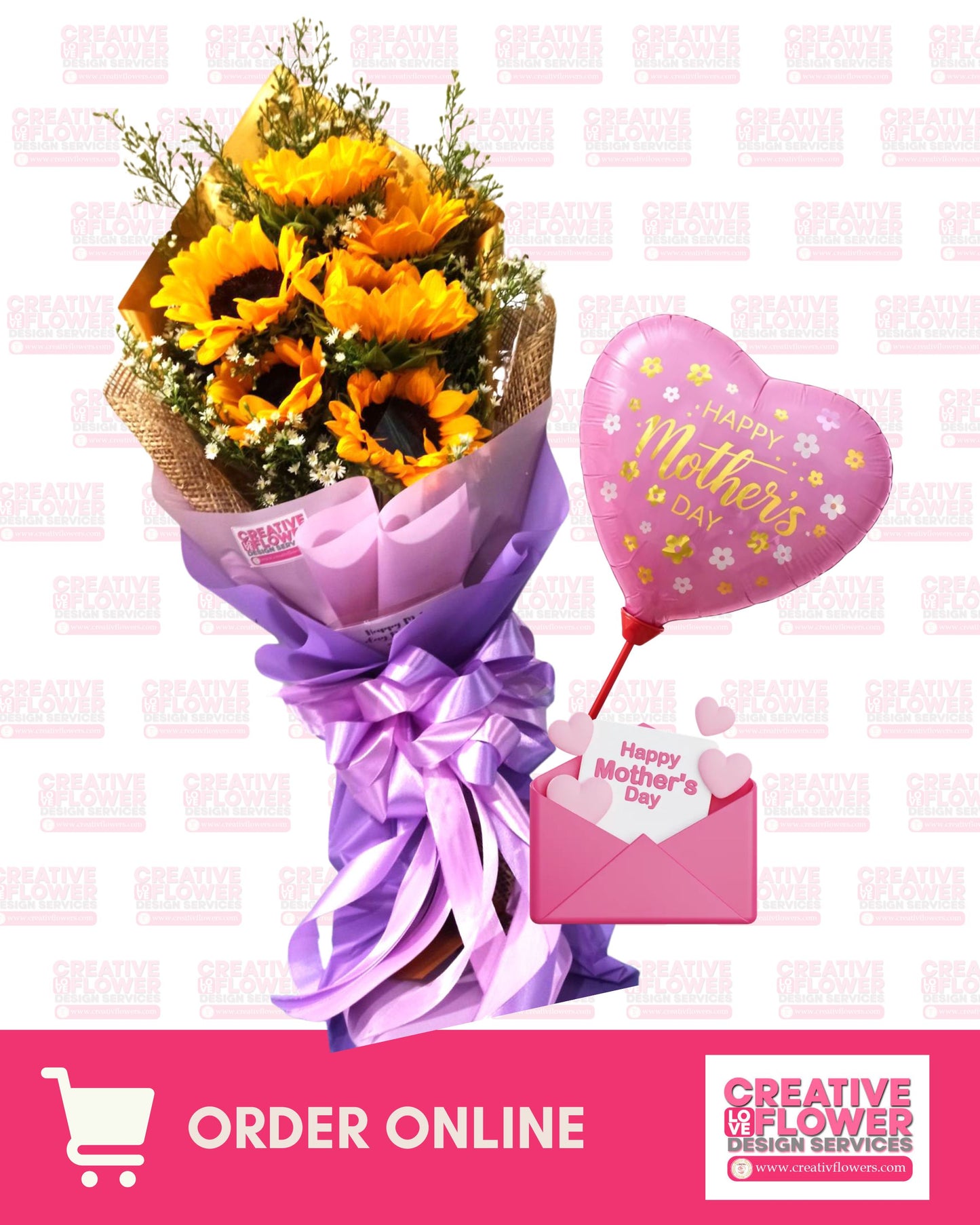 SUNFLOWER - PURPLE ROYALTY (6 Stems)