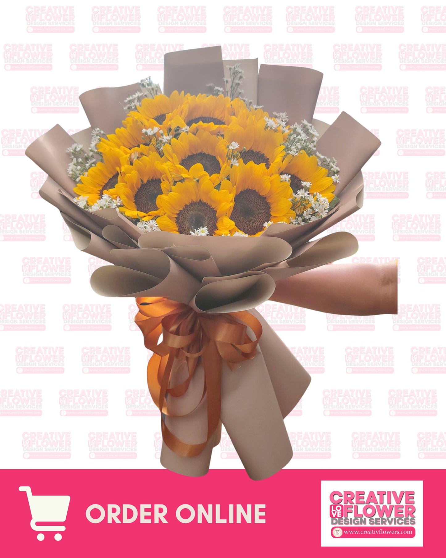 SUNFLOWER - BIG minimalist (10 stems)