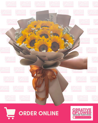 SUNFLOWER - BIG minimalist (10 stems)