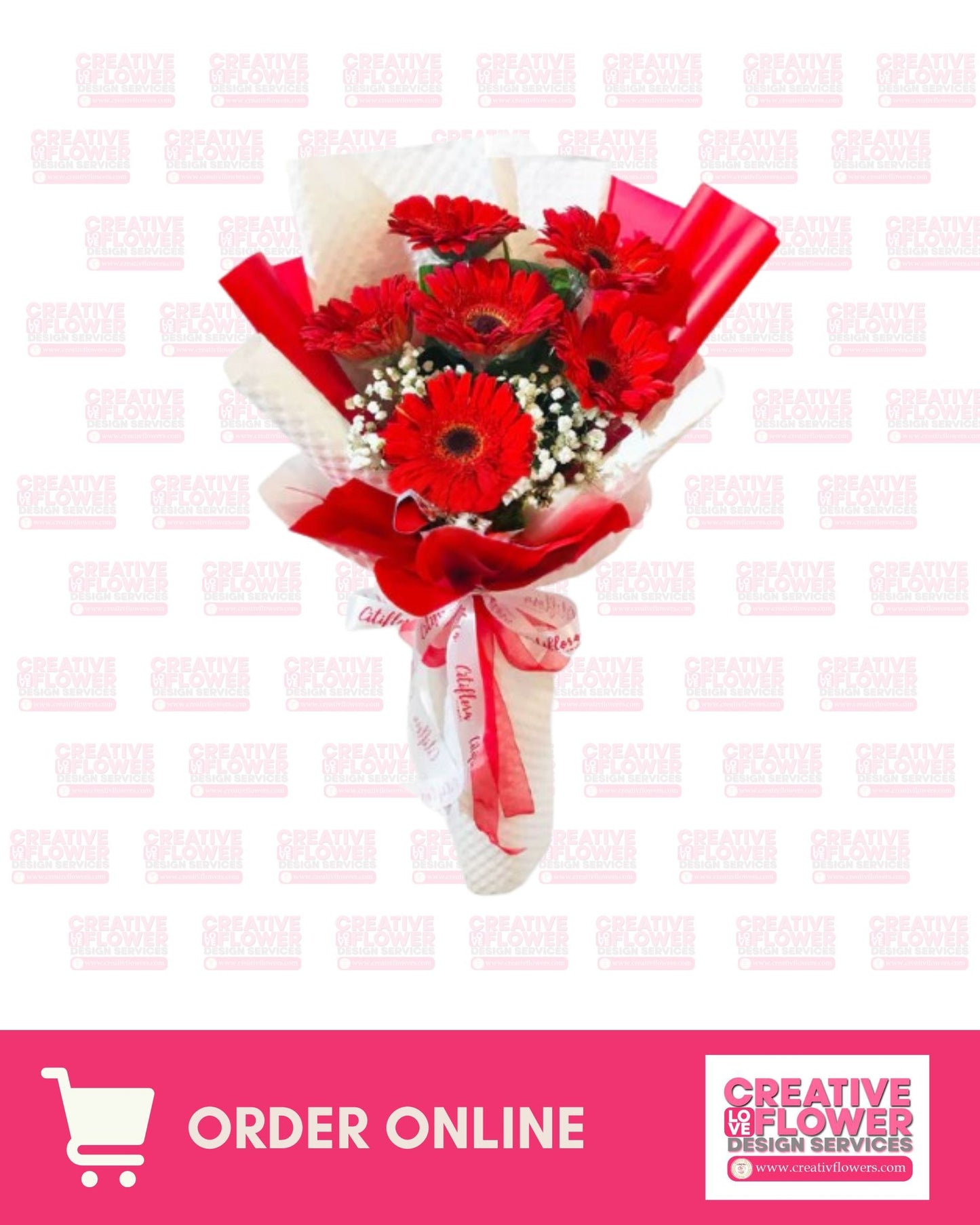 Daisy - Scarlet Love Bouquet