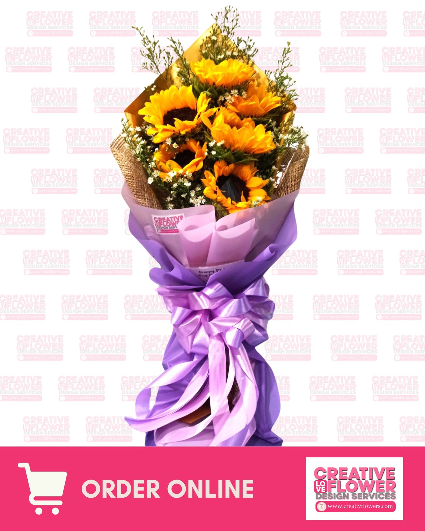 SUNFLOWER - PURPLE ROYALTY (6 Stems)