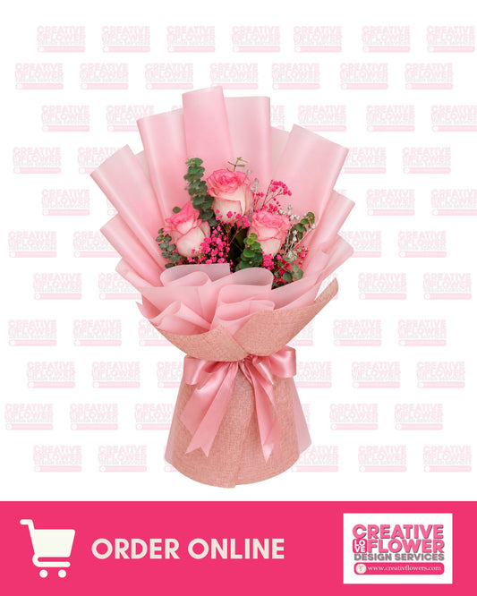 3 Blusy pink Imported - fine trinity