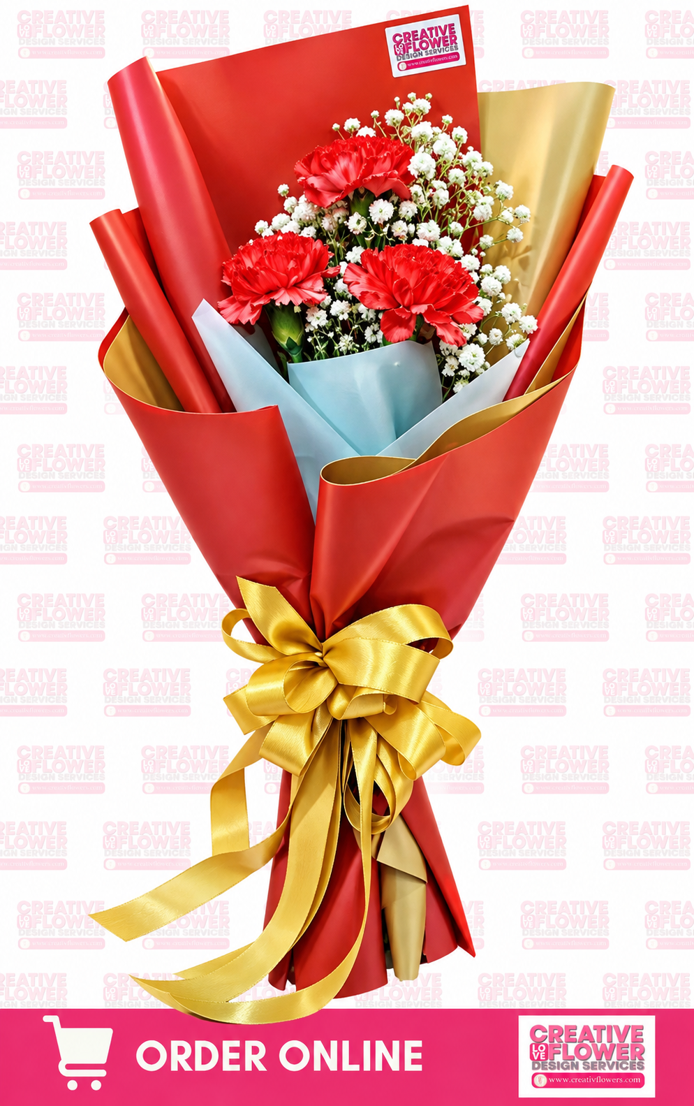 3 Carnation - Red sweetheart