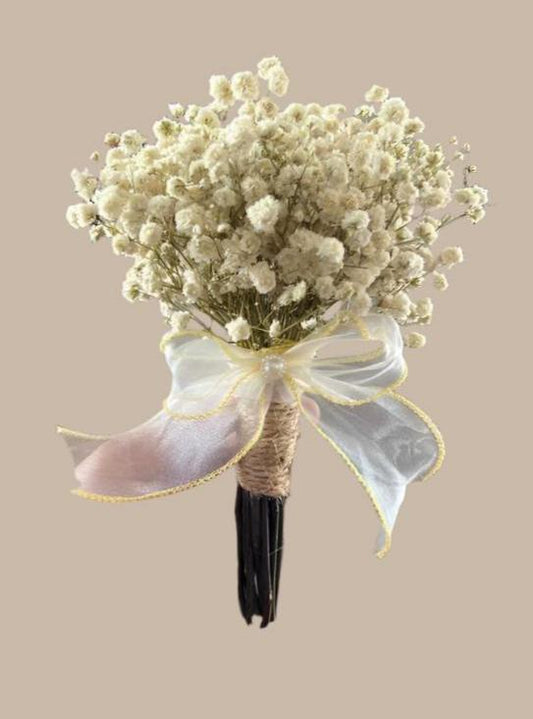 Mini Dried Entourage Flower Bridal Bouquet