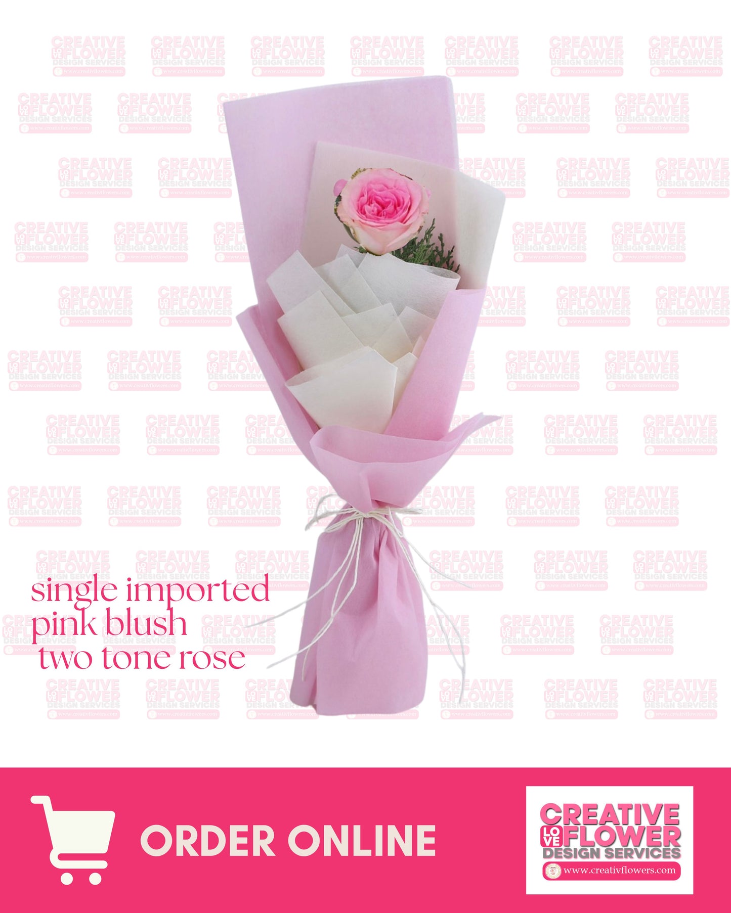 1-  Stem imported Two tone Blushes