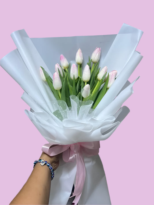 Tulips - Light pink royalty