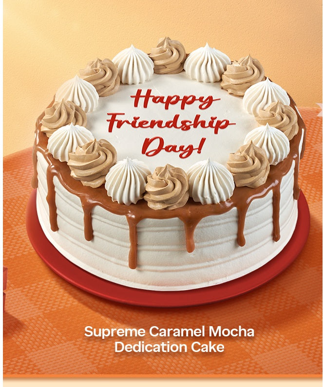 Supreme Caramel Mocha Dedication Cake