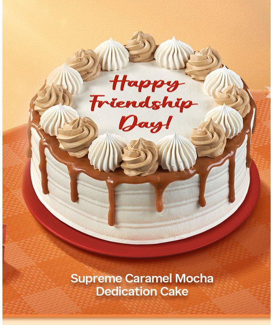 Supreme Caramel Mocha Dedication Cake