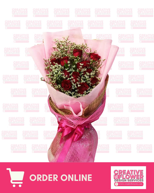 1 dozen - Red in pink Sweetness