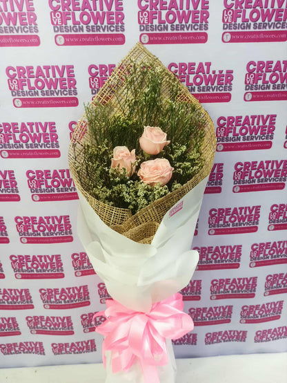 3 Stems Cute on Pink