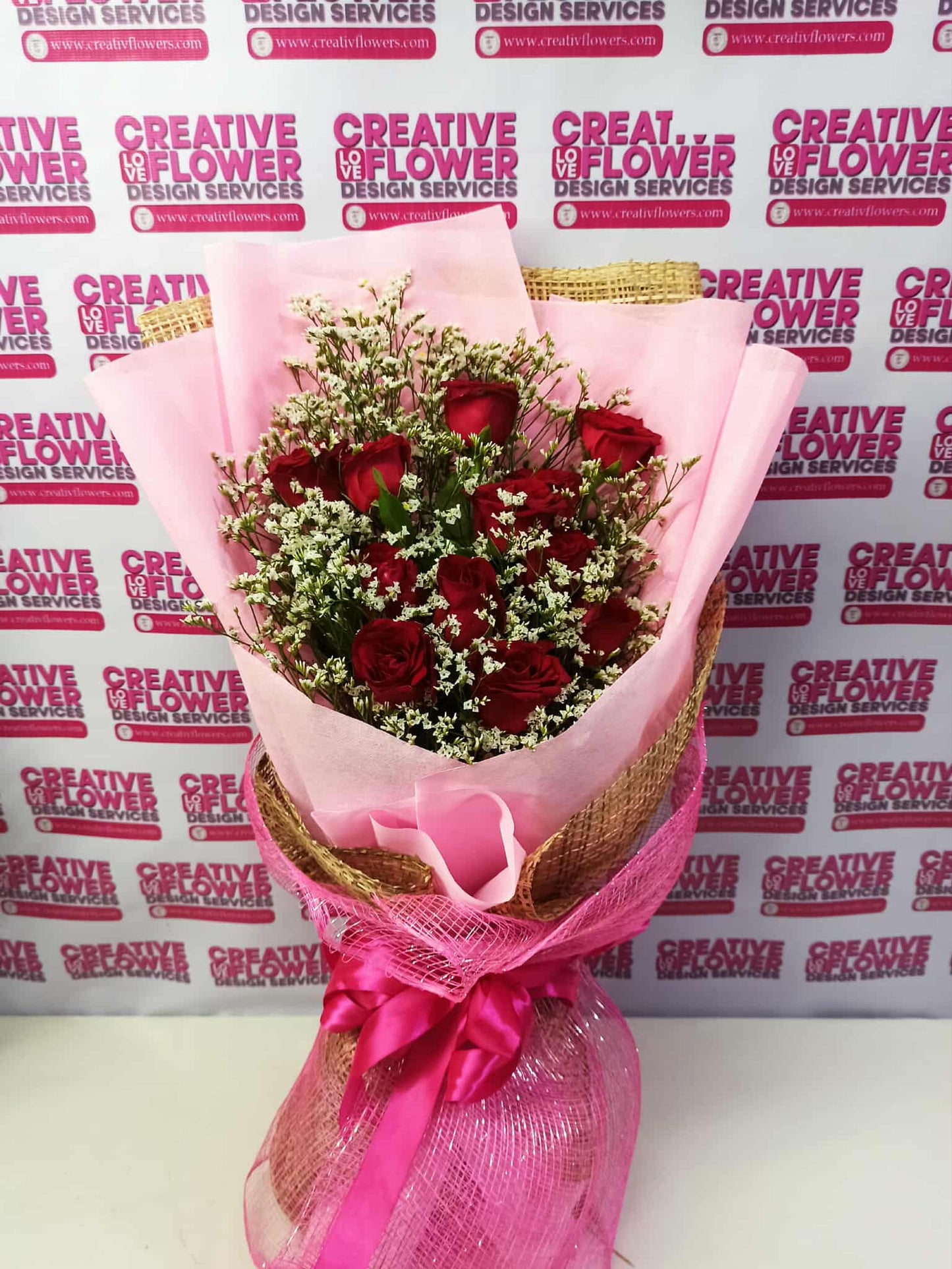 1 dozen - Red in pink Sweetness