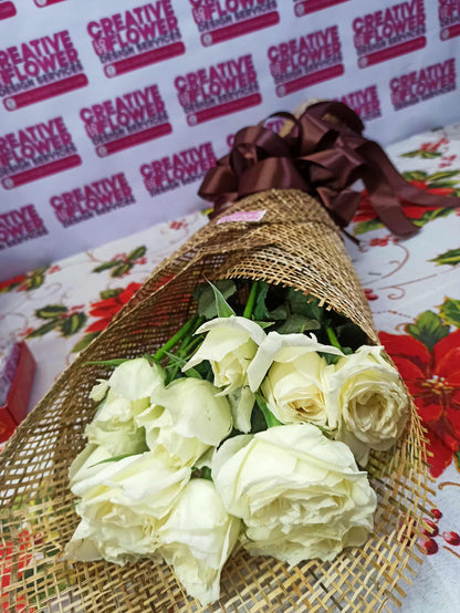 1 dozen - White Natural