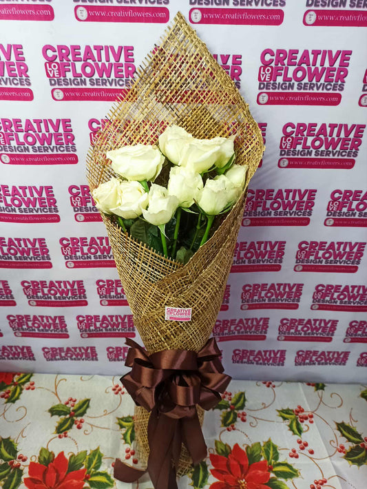 1 dozen - White Natural