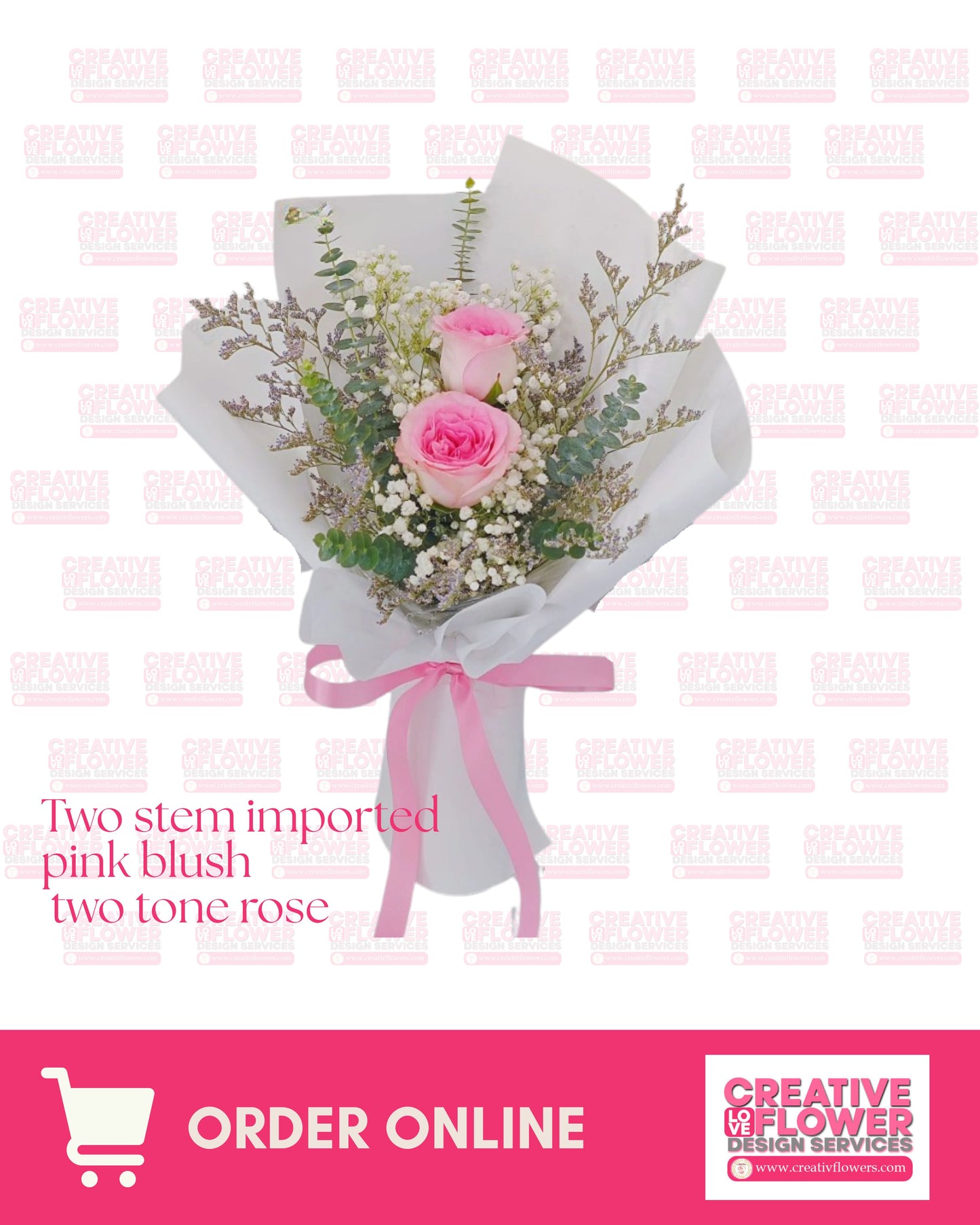 2-  Stems imported Blush of Pink Vibra