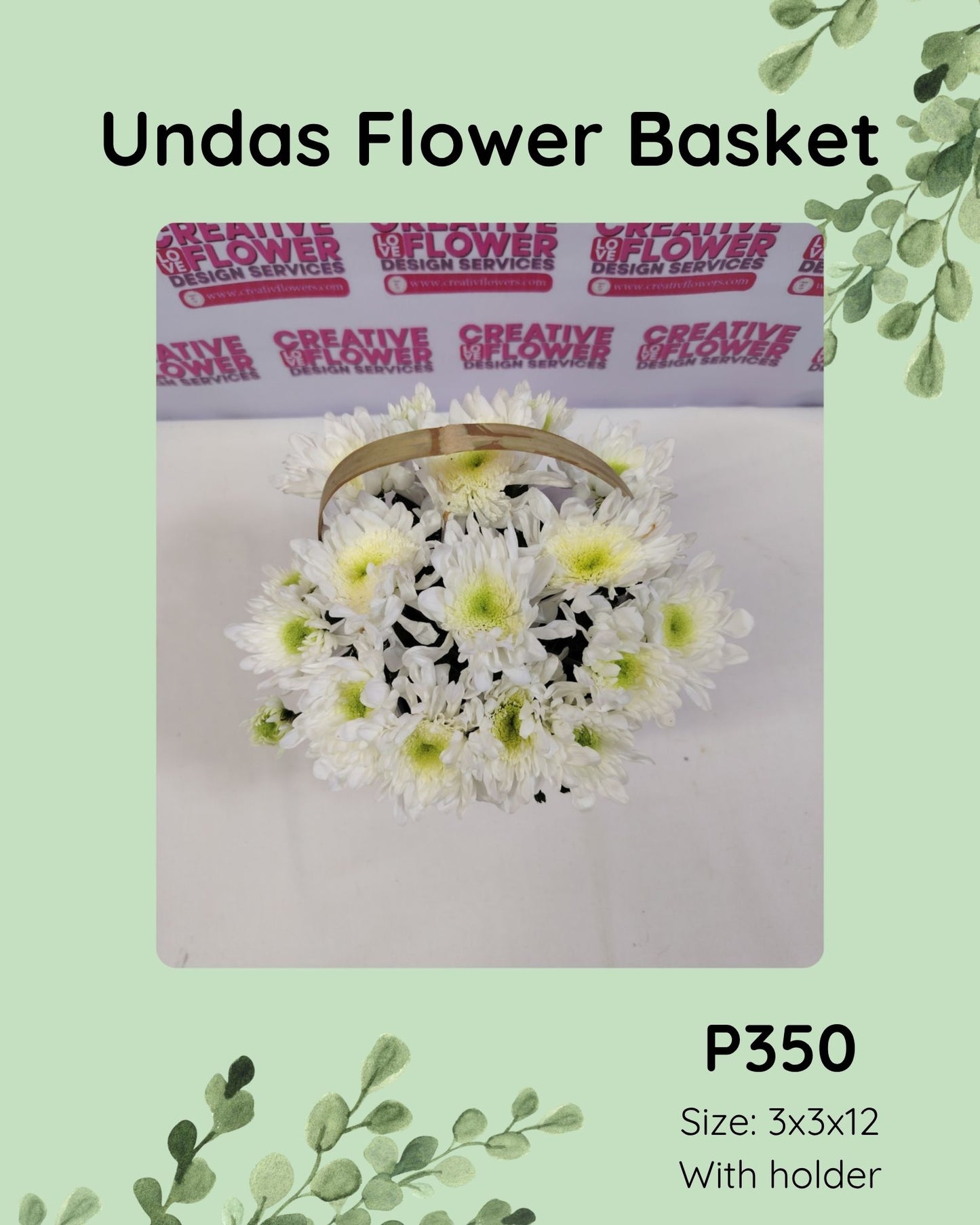 Undas - Flowers basket minis