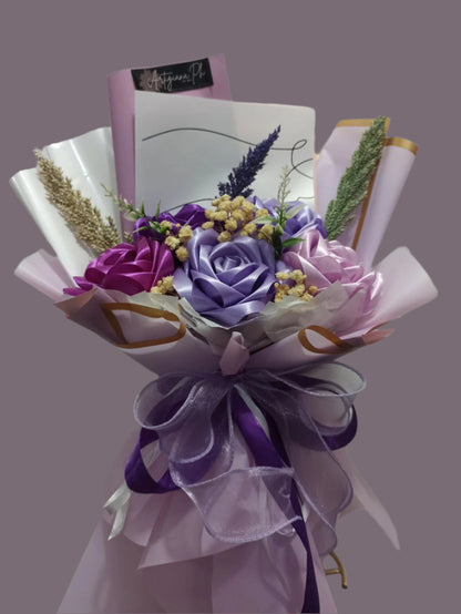 Handmade - Satin Purple Love