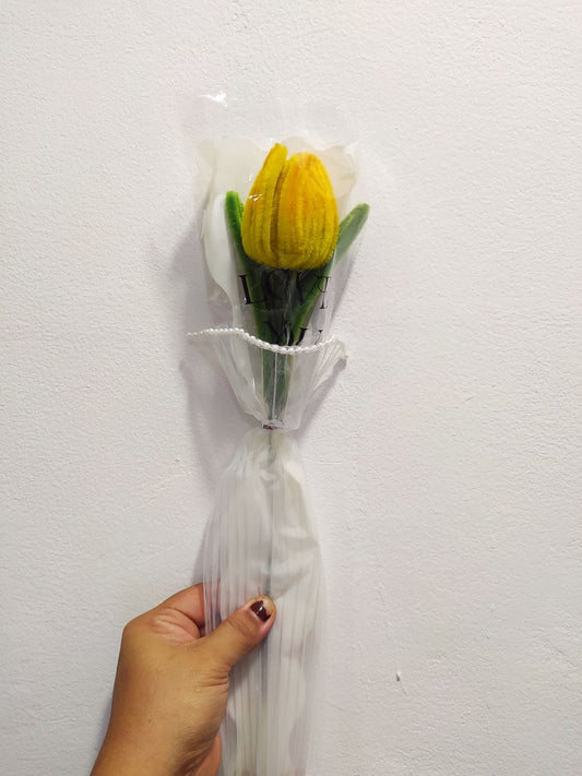 Handmade - Yellow Single Tulips