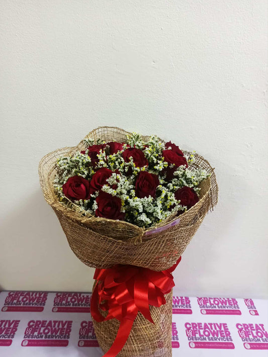 1 Dozen of Red Fairy Bouquet
