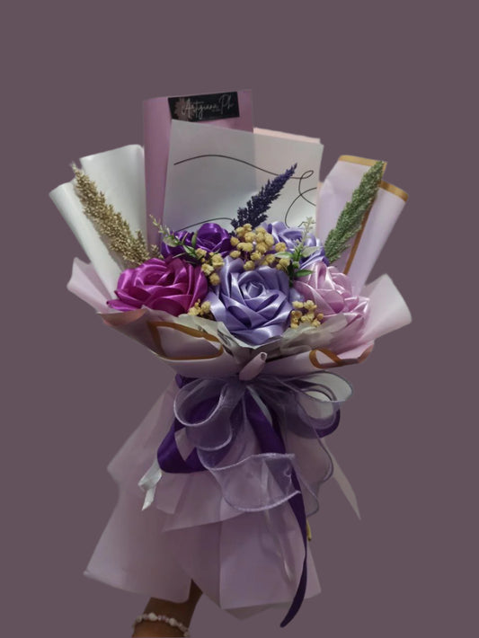 Handmade - Satin Purple Love