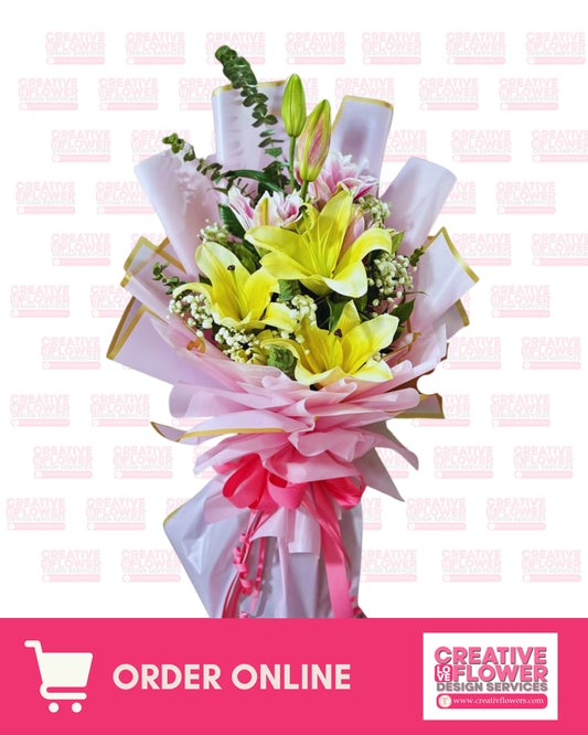 Stargazer - Yellow Lilies