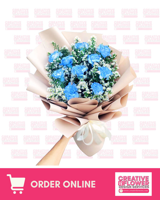 Carnation - 10 skyblue of happiness