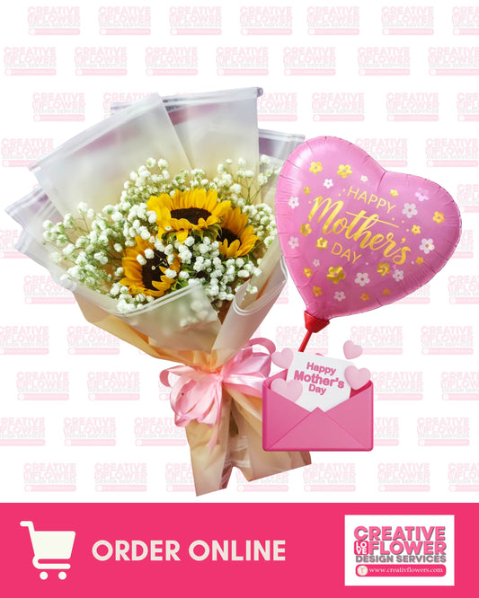 SUNFLOWER - SWEET CHICKY (3 stems)