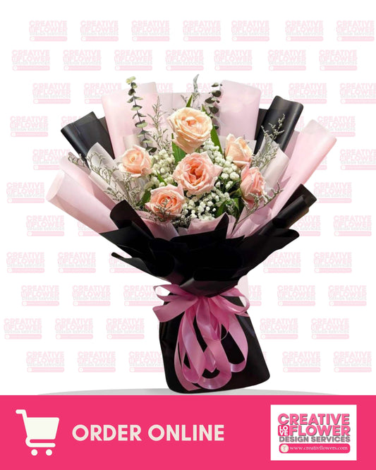 6 Stems Light Peachy Bratt