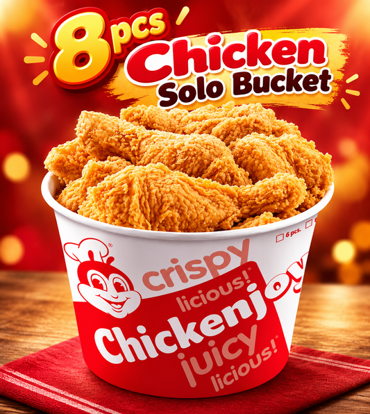 J. Bee - 8 pcs Chicken Joy Solo (bucket)