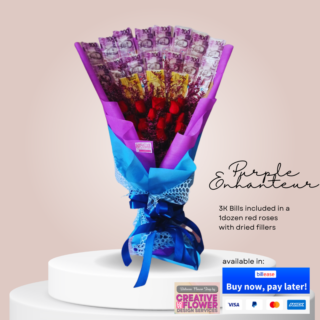 MONEY BOUQUET - PURPLE ENCHANTEUR (3K)