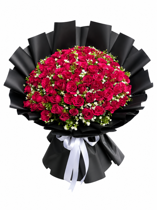 200 Stems Red Roses