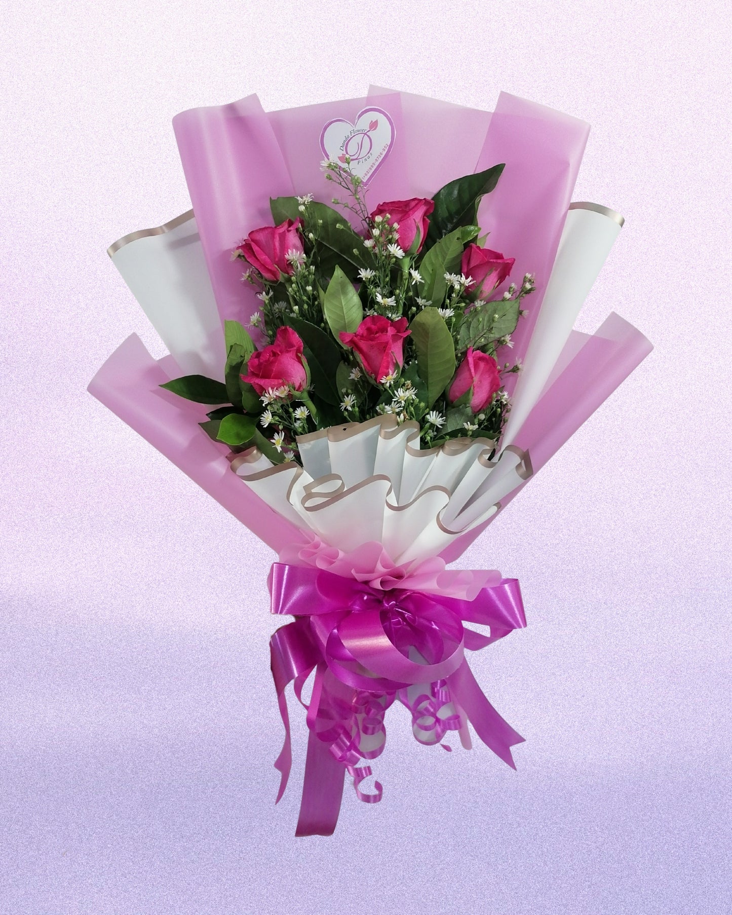 Six Kisses in Pink