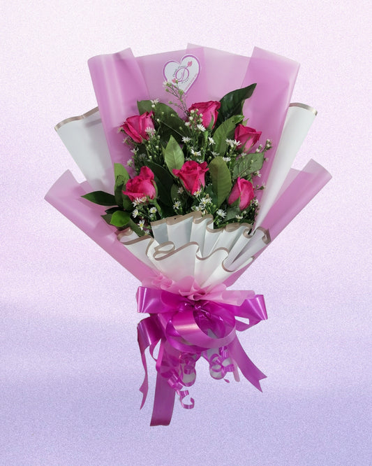 Six Kisses in Pink