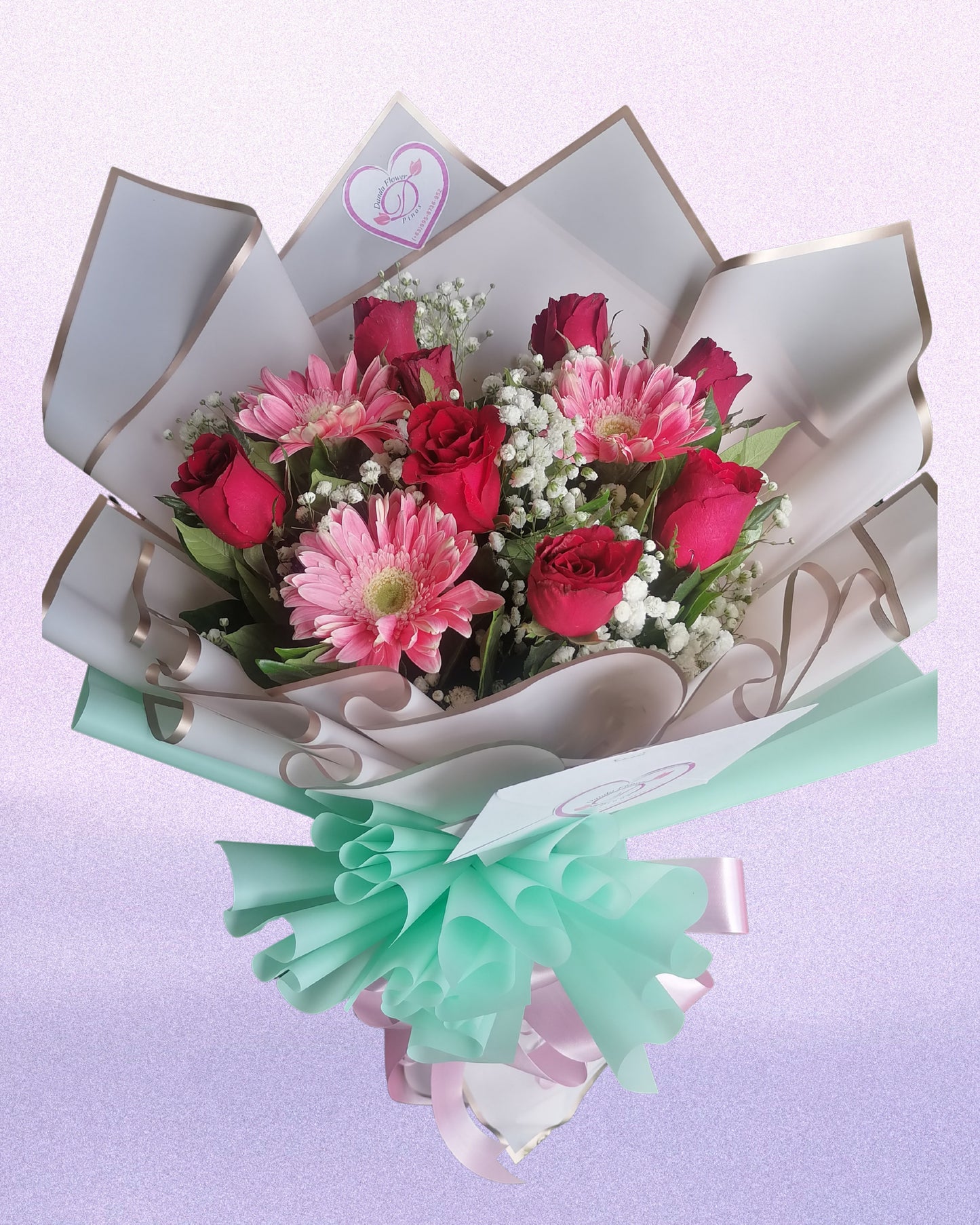 Gerbera & Rose Symphony