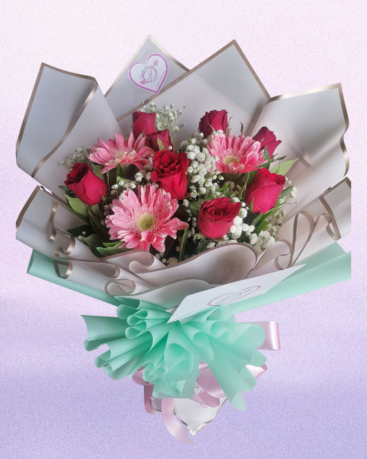 Gerbera & Rose Symphony